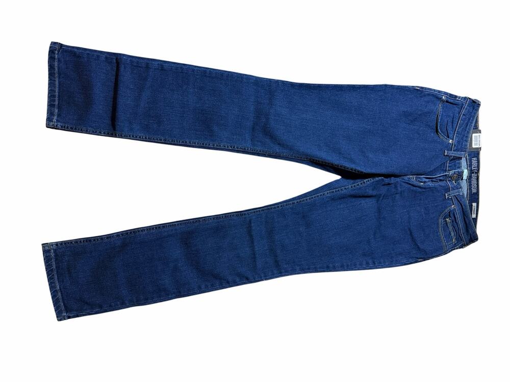 Harley-Davidson Straight Leg Mid Rise Jeans Dark Wash Women’s 29 NWT 29x34